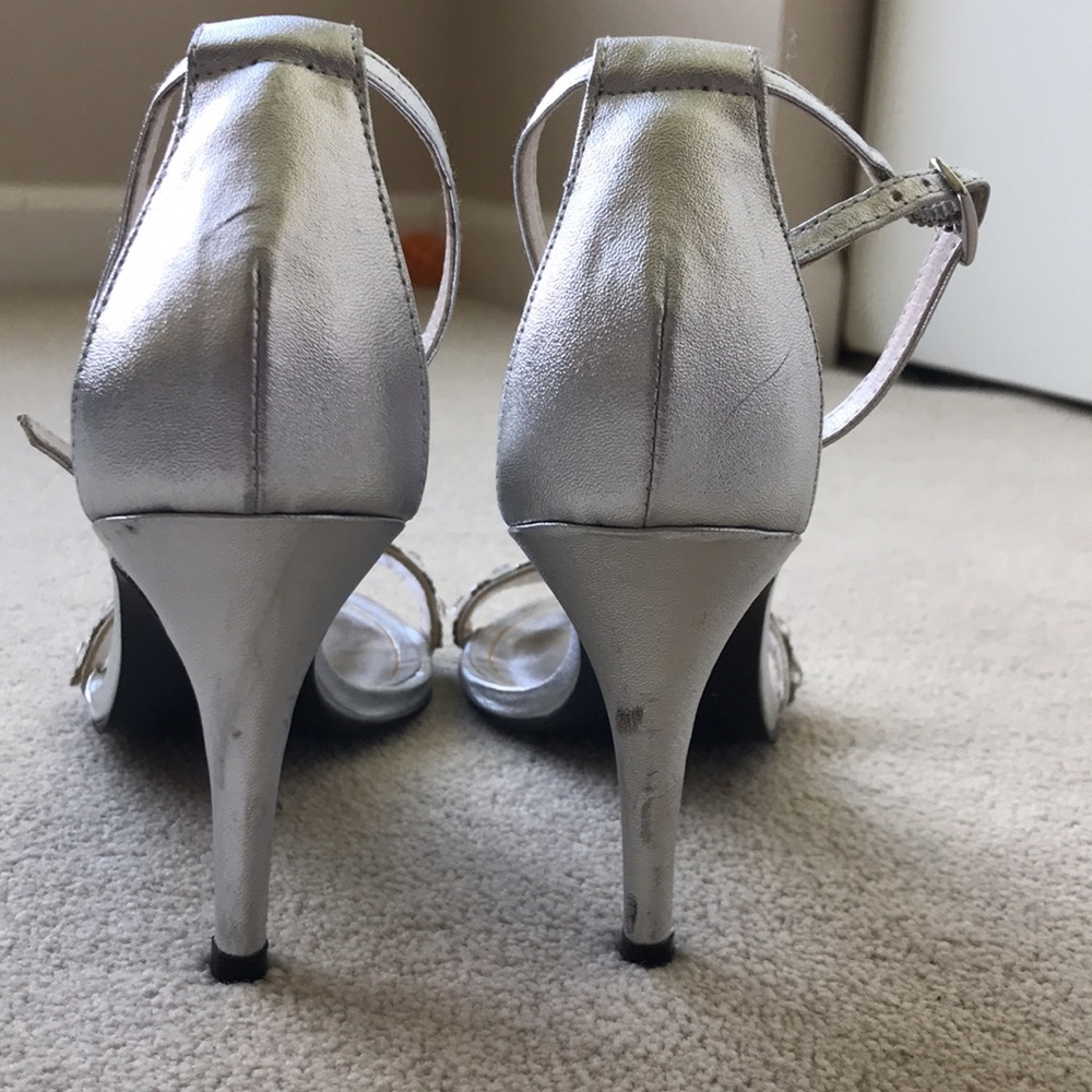 Caparros silver strappy heels - Picture 3 of 7